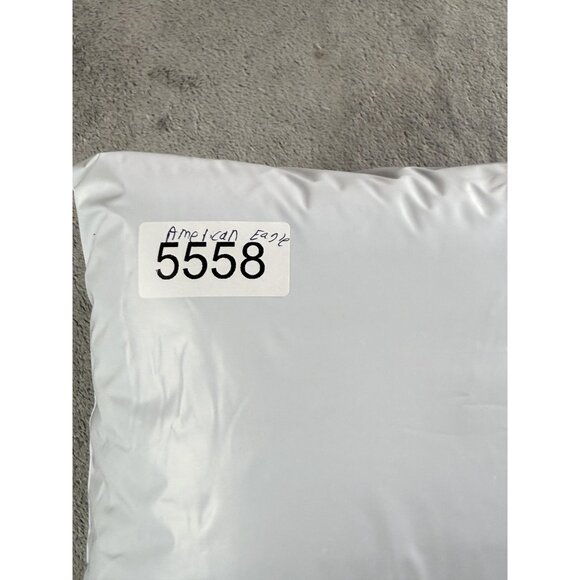 American Eagle Vest Womens Large Blue Hooded Sherpa Lined Quilted Full Zip Y2K - Picture 14 of 14